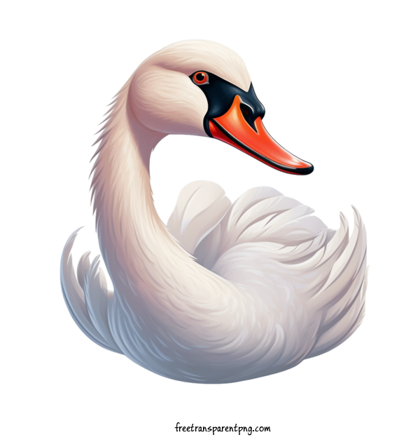 Free Animals Swan Swan White For Swan Clipart Transparent Background