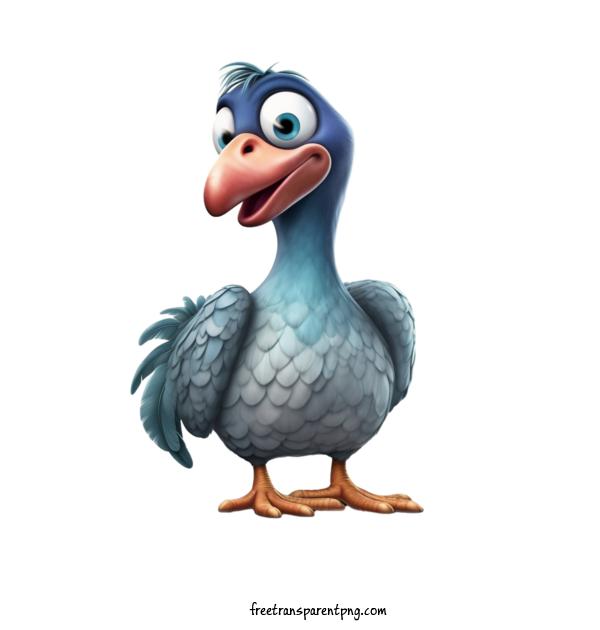 Free Animals Dodo Duck Cartoon For Dodo Clipart Transparent Background