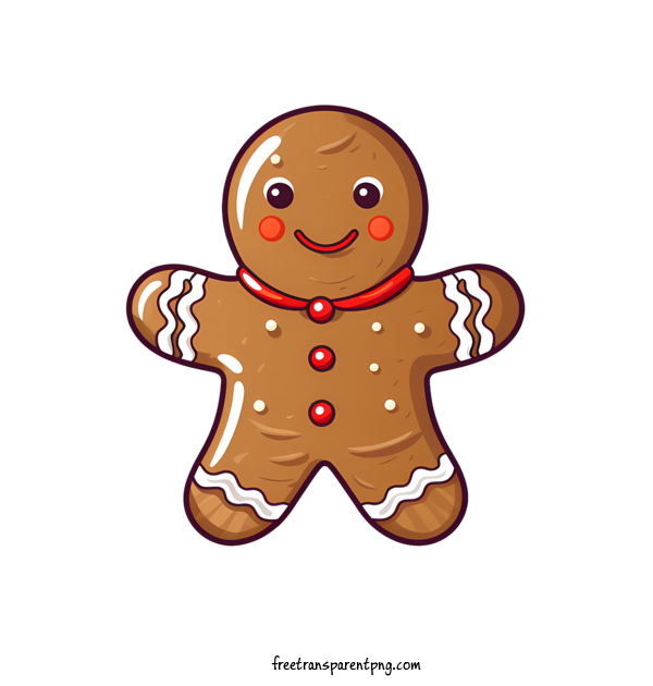 Free Gingerbread Cookie Gingerbread Cookie Day Christmas Cookie Gingerbread Man For Gingerbread Cookie Day Clipart Transparent Background