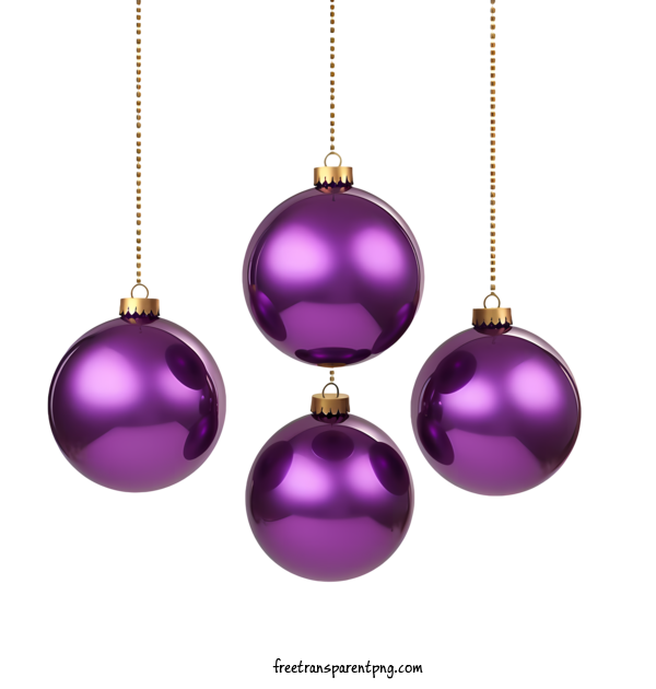 Free Christmas Christmas Ball Purple Christmas Ornaments For Christmas Ball Clipart Transparent Background