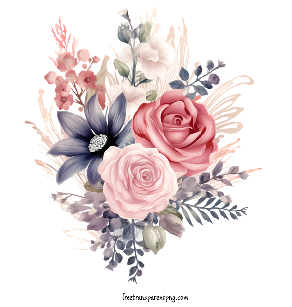 Free Wedding Flower Wedding Flower Flower Bouquet For Wedding Flower Clipart Transparent Background