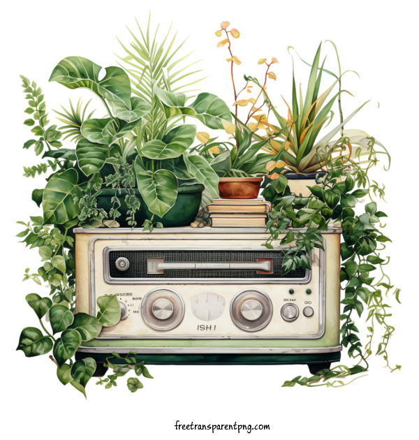 Free Radio Day National Radio Day Garden Plants For National Radio Day Clipart Transparent Background