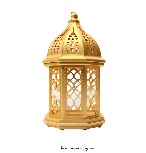 Free Islamic Lantern Islamic Lantern Lamp Gold For Islamic Lantern Clipart Transparent Background