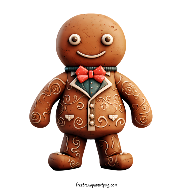 Free Gingerbread Cookie Gingerbread Cookie Day Gingerbread Man Christmas For Gingerbread Cookie Day Clipart Transparent Background
