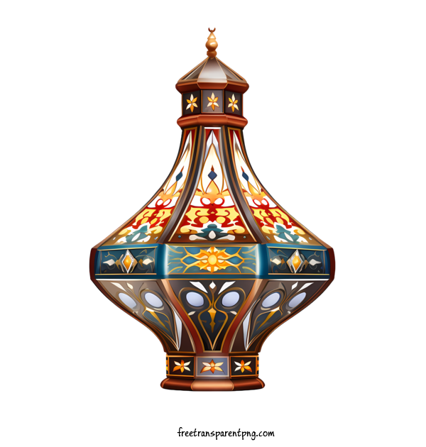 Free Islamic Lantern Islamic Lantern Lamp Ornate For Islamic Lantern Clipart Transparent Background