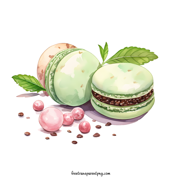 Free Macaroon Macaroon Chocolate Macarons For Macaroon Clipart Transparent Background