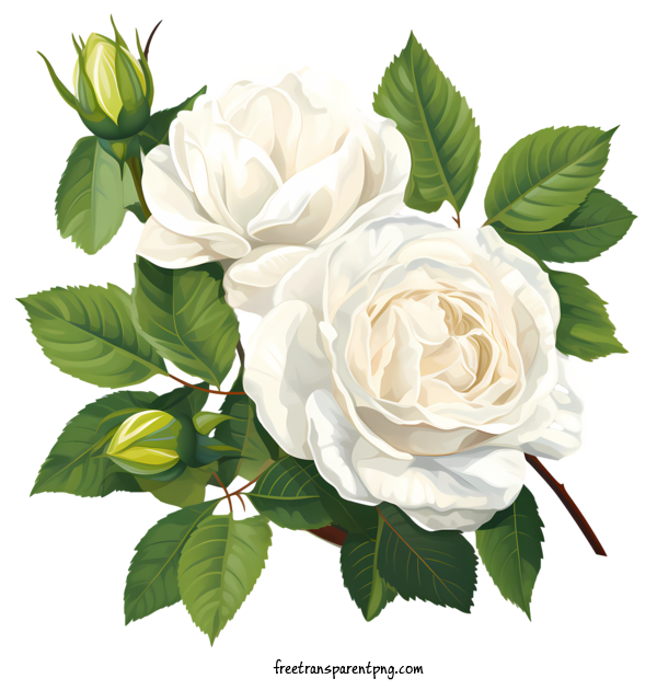 Free White Rose Flower White Rose Flower White Roses Flowers For White Rose Flower Clipart Transparent Background