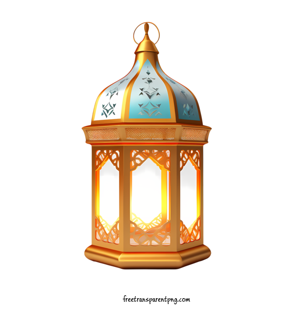 Free Islamic Lantern Islamic Lantern Lantern Golden For Islamic Lantern Clipart Transparent Background