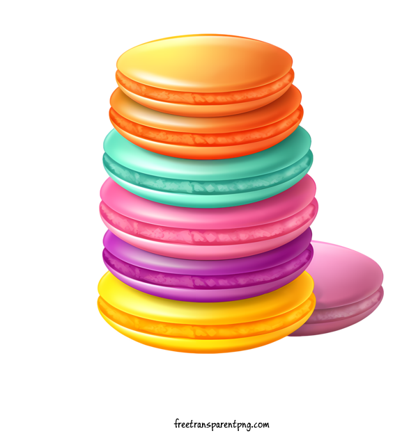 Free Macaroon Macaroon Colorful Pastry For Macaroon Clipart Transparent Background