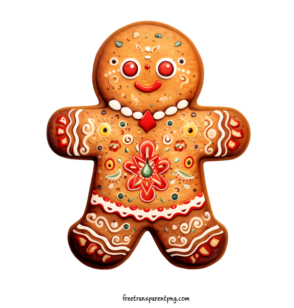 Free Gingerbread Cookie Gingerbread Cookie Day Cookie Gingerbread Man For Gingerbread Cookie Day Clipart Transparent Background