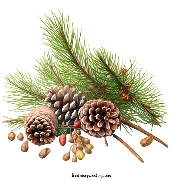 Free Pinecone Pinecone Pine Cones Pine Needles For Pinecone Clipart Transparent Background