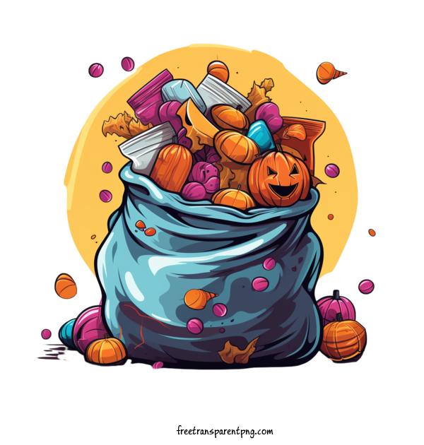 Free Halloween Halloween Candy Spooky Creepy For Halloween Candy Clipart Transparent Background