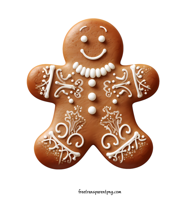 Free Gingerbread Cookie Gingerbread Cookie Day Gingerbread Man Christmas Cookie For Gingerbread Cookie Day Clipart Transparent Background