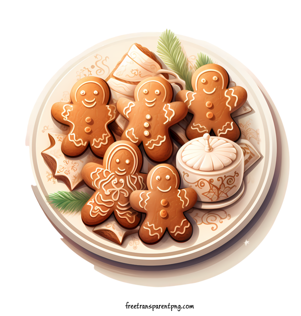 Free Gingerbread Cookie Gingerbread Cookie Day Gingerbread Men Cookies For Gingerbread Cookie Day Clipart Transparent Background