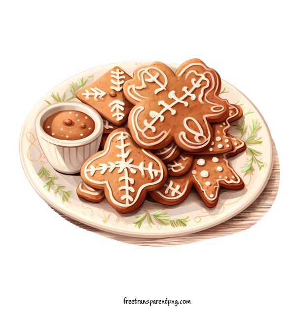 Free Gingerbread Cookie Gingerbread Cookie Day Gingerbread Cookies For Gingerbread Cookie Day Clipart Transparent Background