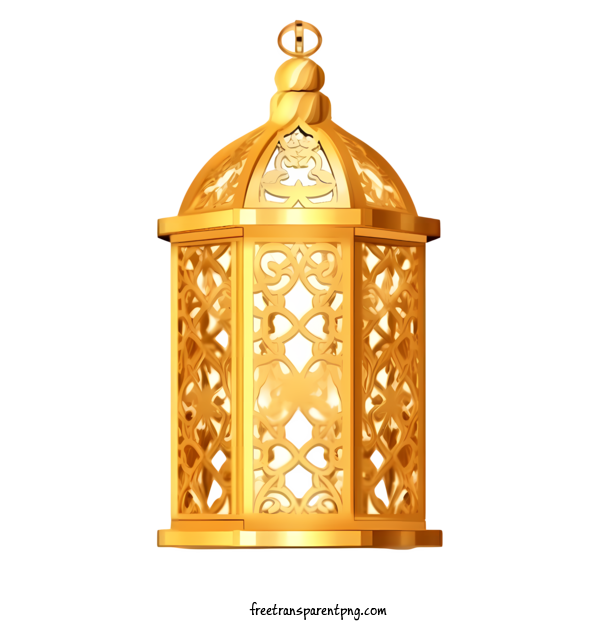 Free Islamic Lantern Islamic Lantern Gold Lantern For Islamic Lantern Clipart Transparent Background