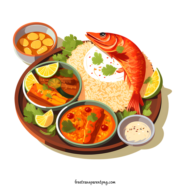 Free Bengali Cuisine Bengali Cuisine Food Tamil For Bengali Cuisine Clipart Transparent Background