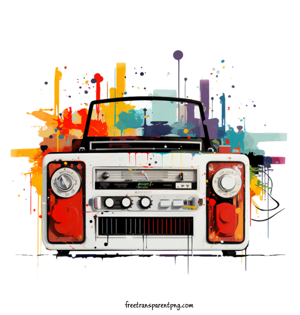 Free Radio Day National Radio Day Car Classic Car For National Radio Day Clipart Transparent Background