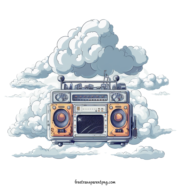 Free Radio Day National Radio Day Boom Box Music For National Radio Day Clipart Transparent Background