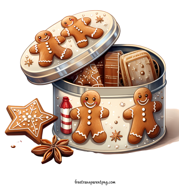 Free Gingerbread Cookie Gingerbread Cookie Day Christmas Cookies Gingerbread Men For Gingerbread Cookie Day Clipart Transparent Background