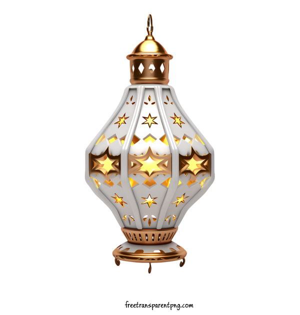 Free Islamic Lantern Islamic Lantern Lantern White For Islamic Lantern Clipart Transparent Background