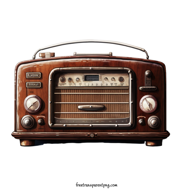 Free Radio Day National Radio Day Radio Vintage For National Radio Day Clipart Transparent Background
