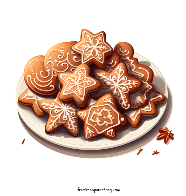 Free Gingerbread Cookie Gingerbread Cookie Day Gingerbread Cookies Christmas Cookies For Gingerbread Cookie Day Clipart Transparent Background