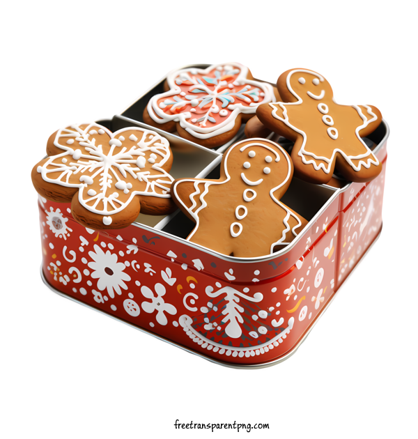 Free Gingerbread Cookie Gingerbread Cookie Day Gingerbread Cookies Tin For Gingerbread Cookie Day Clipart Transparent Background