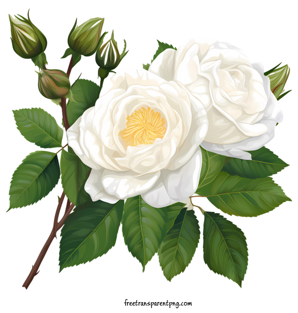 Free White Rose Flower White Rose Flower Rose Flower For White Rose Flower Clipart Transparent Background