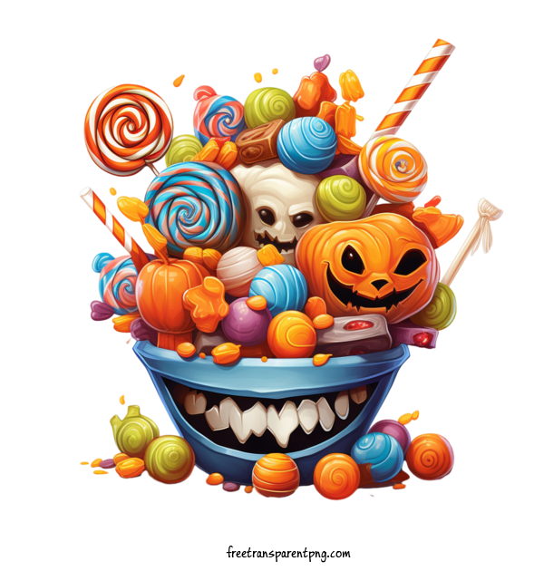 Free Halloween Halloween Candy Candy Halloween For Halloween Candy Clipart Transparent Background