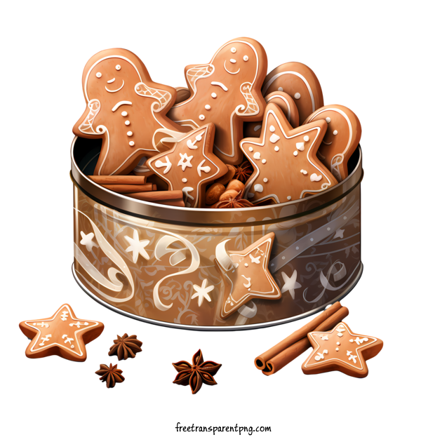 Free Gingerbread Cookie Gingerbread Cookie Day Gingerbread Cookies Holiday Treat For Gingerbread Cookie Day Clipart Transparent Background