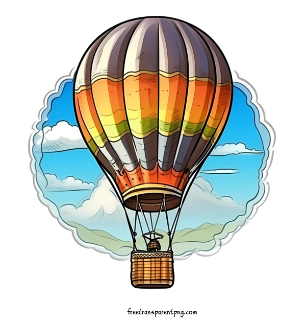 Free Hot Air Balloon Hot Air Balloon Hot Air Balloon Sky For Hot Air Balloon Clipart Transparent Background