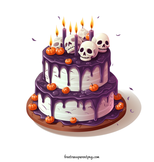 Free Halloween Halloween Cake Halloween Cake Skulls For Halloween Cake Clipart Transparent Background
