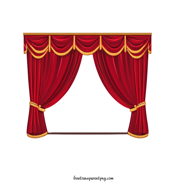 Free Red Curtain Red Curtain Red Curtain Stage Curtain For Red Curtain Clipart Transparent Background