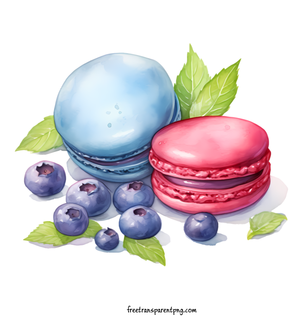 Free Macaroon Macaroon Watercolor Macarons For Macaroon Clipart Transparent Background