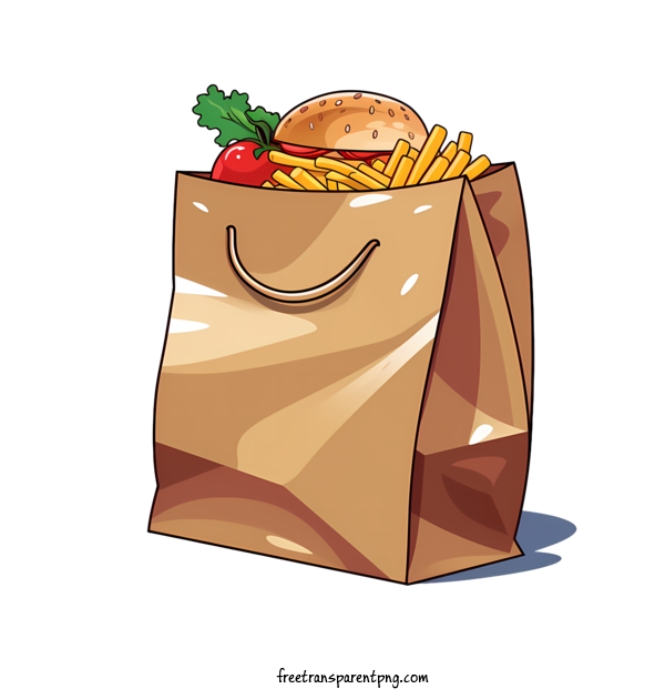 Free Food Delivery Bag Food Delivery Bag Bag Fries For Food Delivery Bag Clipart Transparent Background