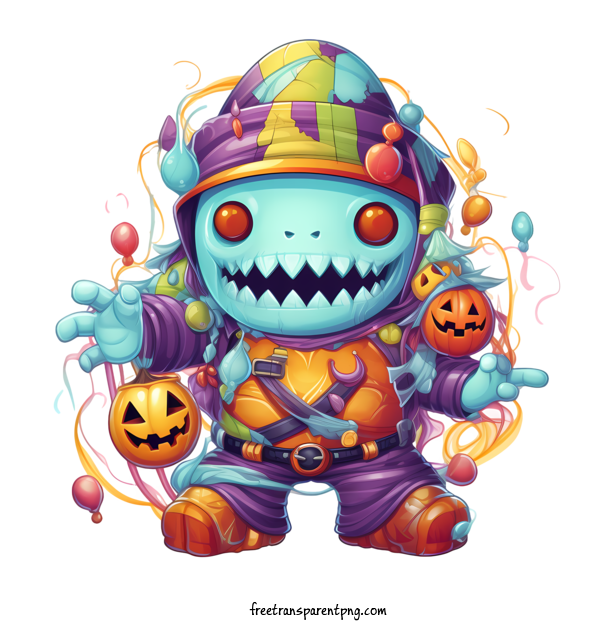 Free Monster Monster Halloween Monster For Monster Clipart Transparent Background