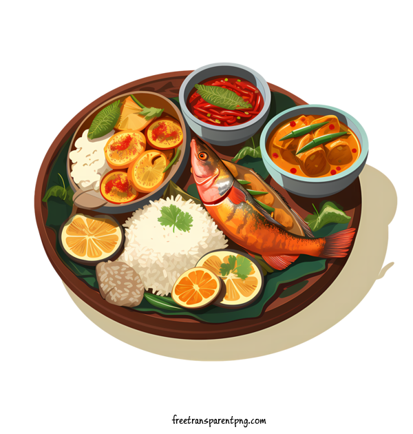 Free Bengali Cuisine Bengali Cuisine Seafood Grilled For Bengali Cuisine Clipart Transparent Background