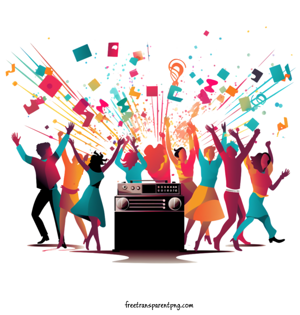 Free Radio Day National Radio Day Party Dance For National Radio Day Clipart Transparent Background