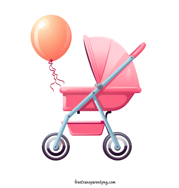 Free Baby Baby Baby Carriage Pram For Baby Clipart Transparent Background