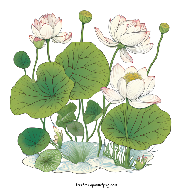 Free Lotus Flower Lotus Flower Lotus Water Lily For Lotus Flower Clipart Transparent Background