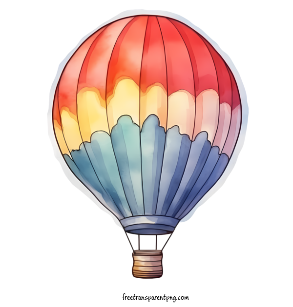Free Hot Air Balloon Hot Air Balloon Hot Air Balloon Watercolor For Hot Air Balloon Clipart Transparent Background