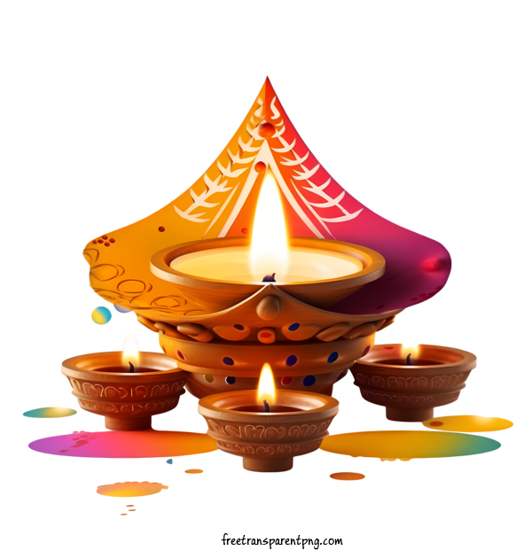 Free Diwali Diyas Diwali Diyas Diya Festival For Diwali Diyas Clipart Transparent Background