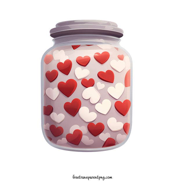 Free Mason Jar Mason Jar Love Hearts For Mason Jar Clipart Transparent Background