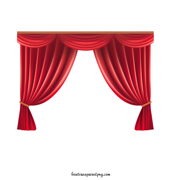 Free Red Curtain Red Curtain Red Stage Curtains For Red Curtain Clipart Transparent Background
