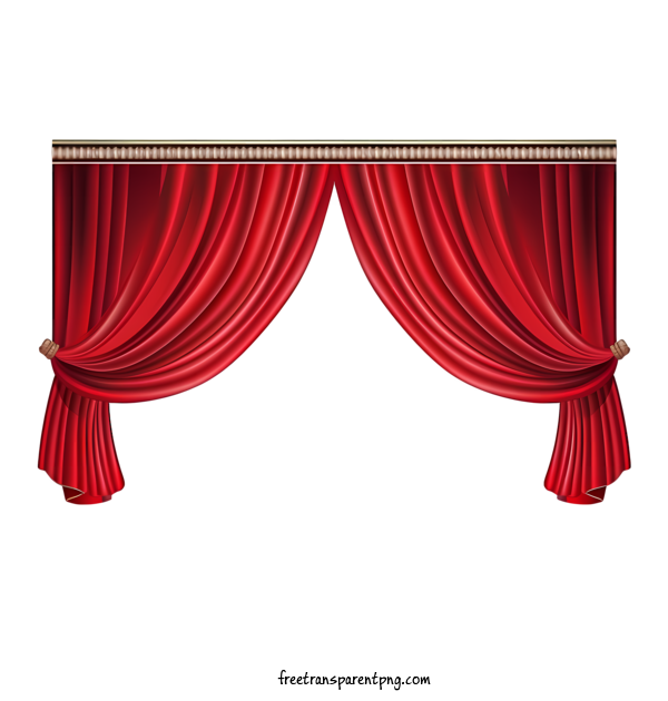 Free Red Curtain Red Curtain Red Curtains Stage Curtains For Red Curtain Clipart Transparent Background