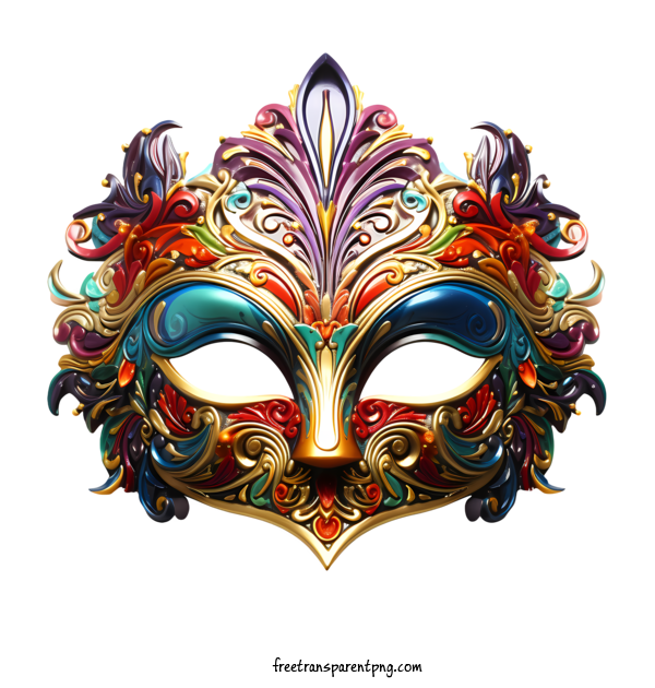 Free Carnival Festival Mask Carnival Festival Mask Colorful Ornate For Carnival Festival Mask Clipart Transparent Background
