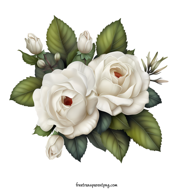 Free White Rose Flower White Rose Flower Roses White For White Rose Flower Clipart Transparent Background