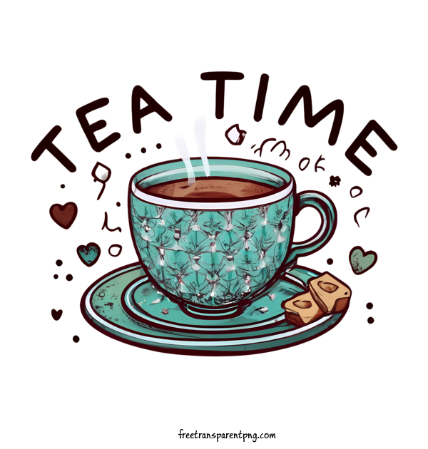 Free Tea Time Tea Time Tea Coffee For Tea Time Clipart Transparent Background