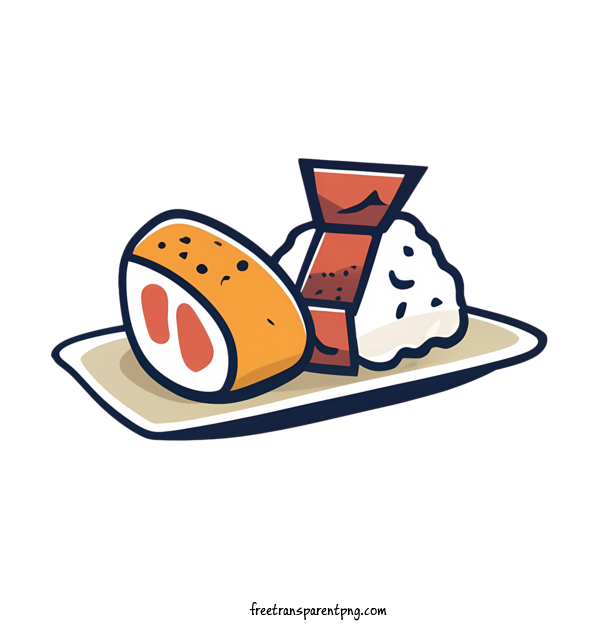 Free Japanese Onigiri Japanese Onigiri Sushi Food For Japanese Onigiri Clipart Transparent Background